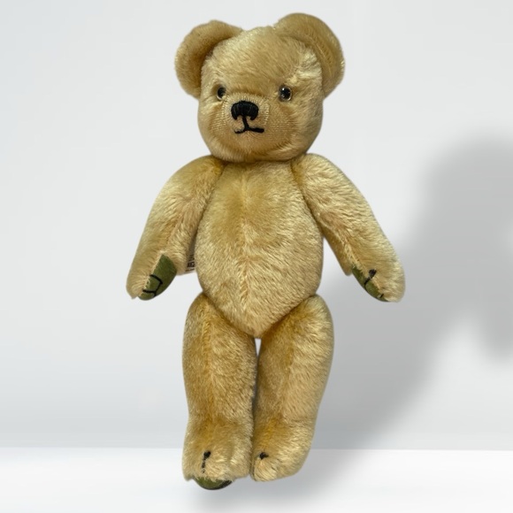 Harrods MerryThought Cream Teddy Bear Made In England Vintage